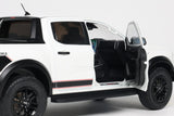 1:18 Ford Ranger Raptor 2024 -- White w/Black Stripes -- Solido