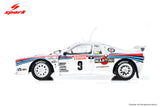 (Pre-Order) 1:18 1983 Tour de Corse Winner -- #9 Martini Lancia 037 -- Spark