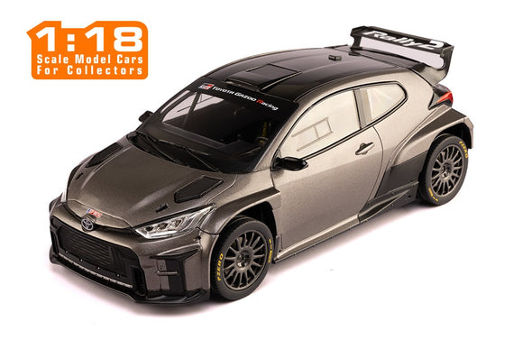 1:18 Toyota GR Yaris Rally2 Rally Spec 2024 -- Plain Body Grey -- IXO