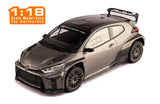 1:18 Toyota GR Yaris Rally2 Rally Spec 2024 -- Plain Body Grey -- IXO Models