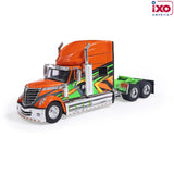 1:64 2010 International Lonestar -- Orange and Green -- IXO Models Truck