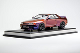 1:18 Nissan R32 Skyline GTR Customised -- Midnight Purple -- Motorhelix MH027CP