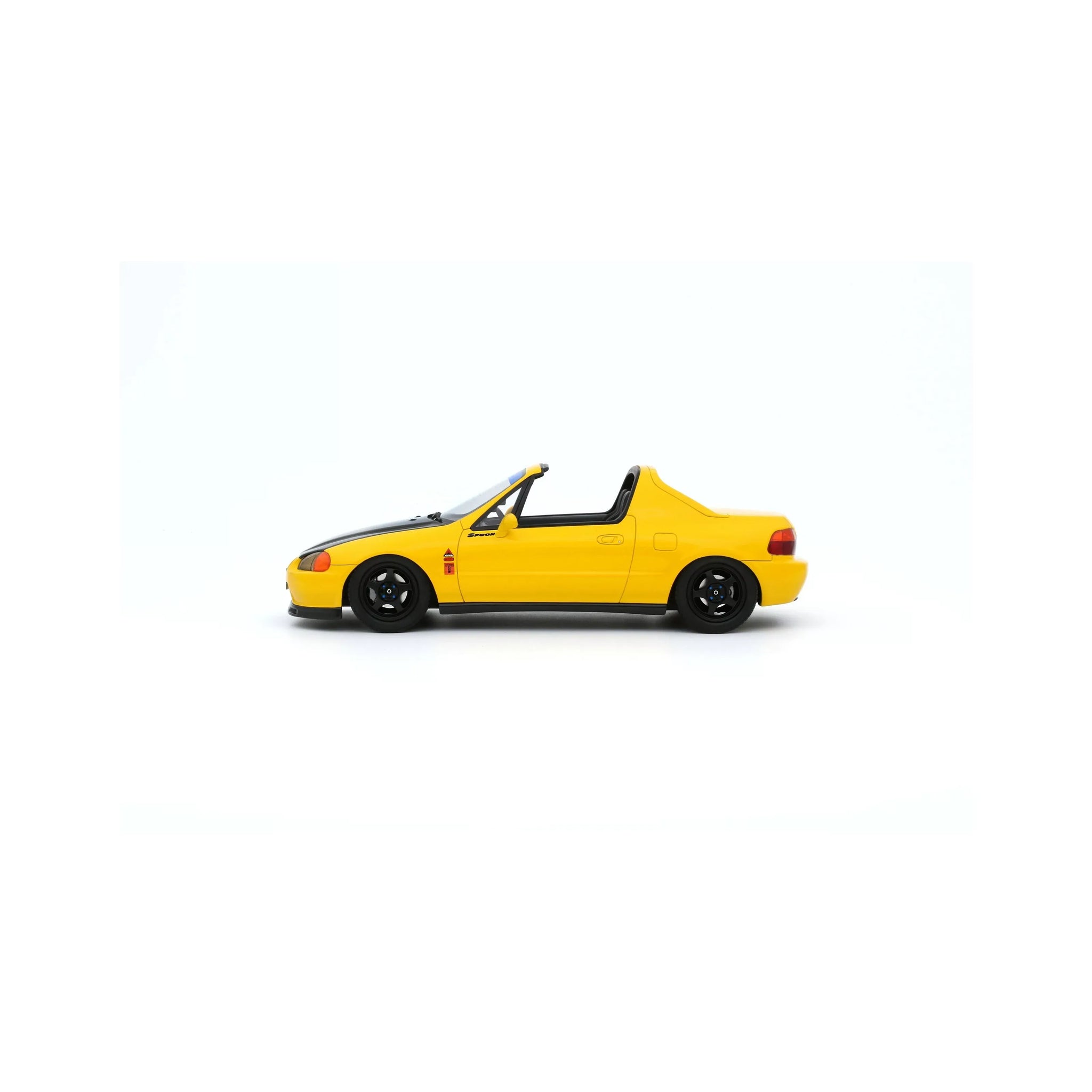 1:18 Honda Civic Del Sol SPOON 1996 -- Yellow/Black -- Ottomobile OT11