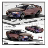 1:18 Nissan R32 Skyline GTR Customised -- Midnight Purple -- Motorhelix MH027CP