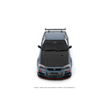 (Pre-Order) 1:18 Nissan Skyline GTR (BNR34) w/ Body Kit -- Stealth Grey -- Ottomobile