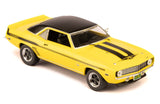 1:43 1969 Chevrolet Camaro Yenko S/C -- Yellow w/Black Stripes -- IXO Models