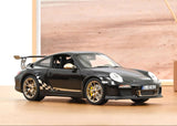 1:18 Porsche 911 (997-2) GT3 RS 2009 -- Black w/Gold Accents -- Norev