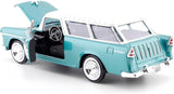 1:24 1955 Chevrolet Bel Air Nomad -- Green/Cream -- MotorMax