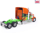 1:64 2010 International Lonestar -- Orange and Green -- IXO Models Truck