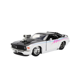 1:24 1970 Ford Mustang Boss 429 -- Black/White -- JADA: Big Time Muscle