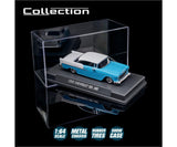 1:64 1955 Chevrolet Bel Air -- Blue/White -- Majorette: Collection Deluxe