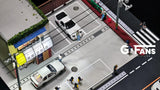 1:64 Initial D - Fujiwara Tofu Store Scene Diorama Display with LEDs -- G-Fans 710039