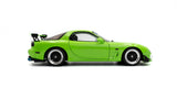 1:18 Mazda RX7 (FD3RS) 1999 Solido Works -- Neon Green -- Solido