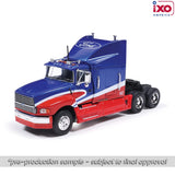 1:64 1990 Ford Aeromax -- Red / Blue -- IXO Models Truck
