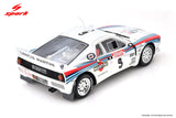 (Pre-Order) 1:18 1983 Tour de Corse Winner -- #9 Martini Lancia 037 -- Spark