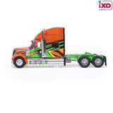 1:64 2010 International Lonestar -- Orange and Green -- IXO Models Truck