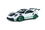 1:18 Porsche 911 (992) GT3 RS 2024 -- White w/Green Stripes -- Solido