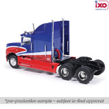 1:64 1990 Ford Aeromax -- Red / Blue -- IXO Models Truck