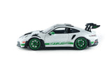 1:18 Porsche 911 (992) GT3 RS 2024 -- White w/Green Stripes -- Solido
