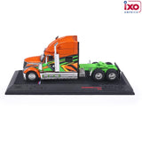 1:64 2010 International Lonestar -- Orange and Green -- IXO Models Truck