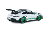 1:18 Porsche 911 (992) GT3 RS 2024 -- White w/Green Stripes -- Solido