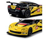 1:64 2005 Chevrolet Corvette C6 R -- #69 Yellow/Black -- Majorette: Collection