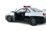 1:18 Nissan Skyline R34 GTR -- Japanese Police -- Solido Modified