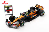 1:18 2025 Lando Norris -- Monaco GP Winner -- #4 McLaren MCL39 -- Spark F1