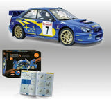 (Pre-Order) 1:8 2003 Peter Solberg -- Monte Carlo Rally -- #7 Subaru Impreza WRC -- IXO Collections