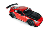 1:18 Toyota GR86 Liberty Walk -- Red / Black -- Solido