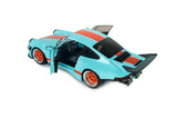 1:18 Porsche 911 (930) KS-R Modified -- Light Blue/Orange -- Solido
