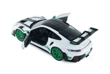 1:18 Porsche 911 (992) GT3 RS 2024 -- White w/Green Stripes -- Solido