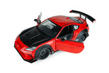 1:18 Toyota GR86 Liberty Walk -- Red / Black -- Solido