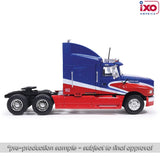 1:64 1990 Ford Aeromax -- Red / Blue -- IXO Models Truck