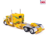 1:64 1962 Peterbilt 350 -- Yellow with Green Flames -- IXO Models Truck