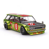 1:64 Datsun KAIDO 510 Wagon OG -- Flo Yellow -- Kaido House x Mini GT KHMG164