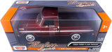 1:24 1969 Ford F-100 Pickup Truck -- Burgundy Red -- MotorMax