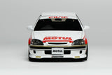 1:18 Honda Civic Type R (EK9) -- MOTUL Red/White -- Motorhelix M85012