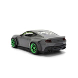 1:24 2024 Ford Mustang RTR -- Grey/Green -- JADA: Big Time Muscle