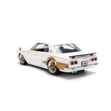 1:24 1971 Nissan Skyline 2000 GT-R -- White/Gold -- JADA: JDM Tuners
