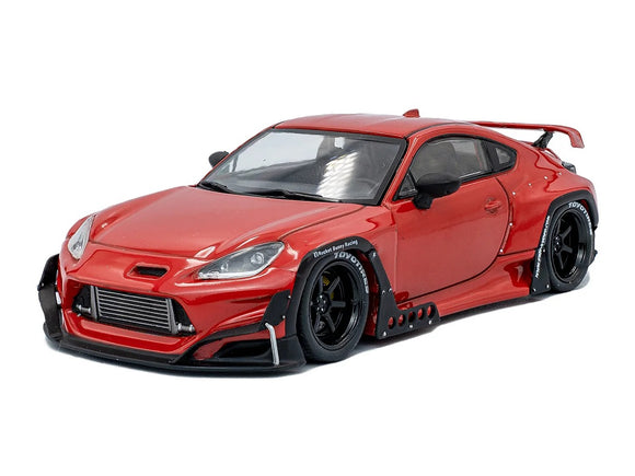 1:43 Toyota GR86 PANDEM Rocket Bunny 2022 -- Red/Black -- Solido