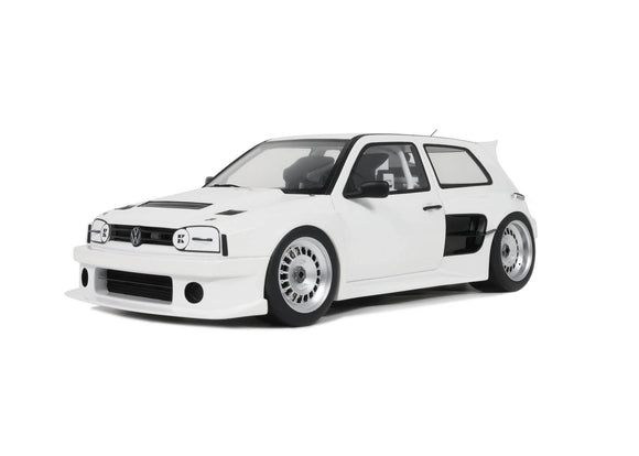 (Pre-Order) 1:18 Volkswagen Golf II GTi by Khyzyl Saleem -- White -- Ottomobile