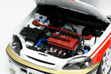 1:18 Honda Civic Type R (EK9) -- MOTUL Red/White -- Motorhelix M85012