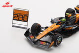 1:43 2025 Lando Norris -- Hungarian GP Winner -- #4 McLaren MCL39 -- Spark F1