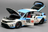 1:18 Honda Civic Type-R (FL5) -- Idemistu Motion Blue -- Motorhelix M85322