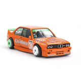 1:64 BMW M3 (E30) Kaido Works V1 -- Orange -- Kaido House x Mini GT KHMG177