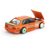 1:64 BMW M3 (E30) Kaido Works V1 -- Orange -- Kaido House x Mini GT KHMG177