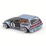 1:64 Honda Civic (EF) Kaido Roulette V1 -- Kaido House x Mini GT KHMG179