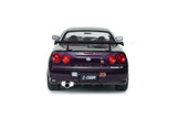 1:18 Nissan Skyline GT-R (R34) Z-Tune -- Midnight Purple -- Solido