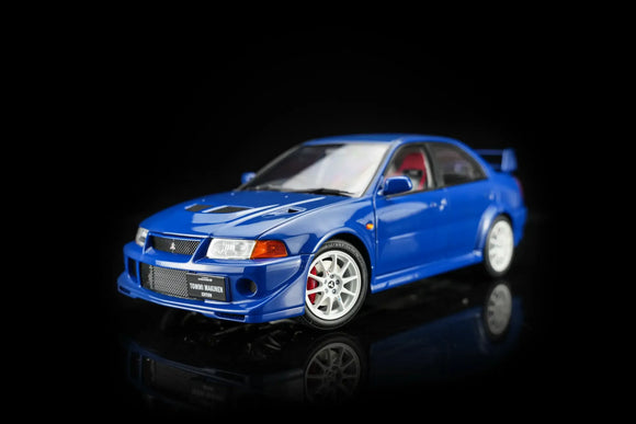 Pre-Order) 1:18 Mitsubishi Lancer Evolution VI GSR T.M.E -- Canal Blu